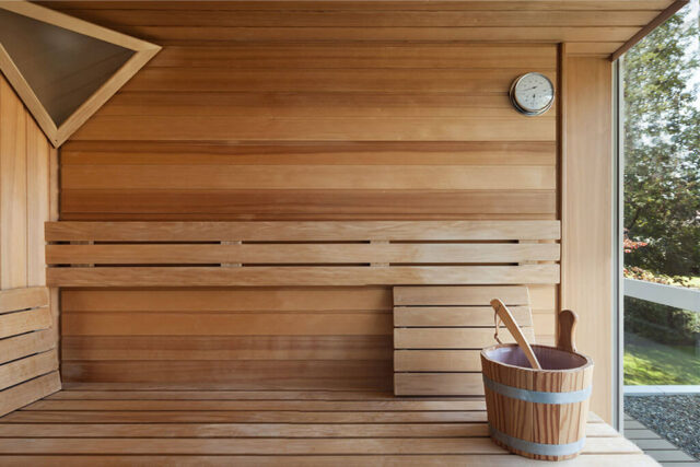 SAUNAVERSUM - Sauna mit Gartenblick ins Grüne